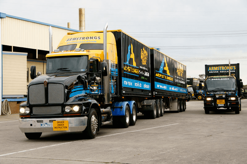 Driving a Heavy Rigid Truck in Melbourne